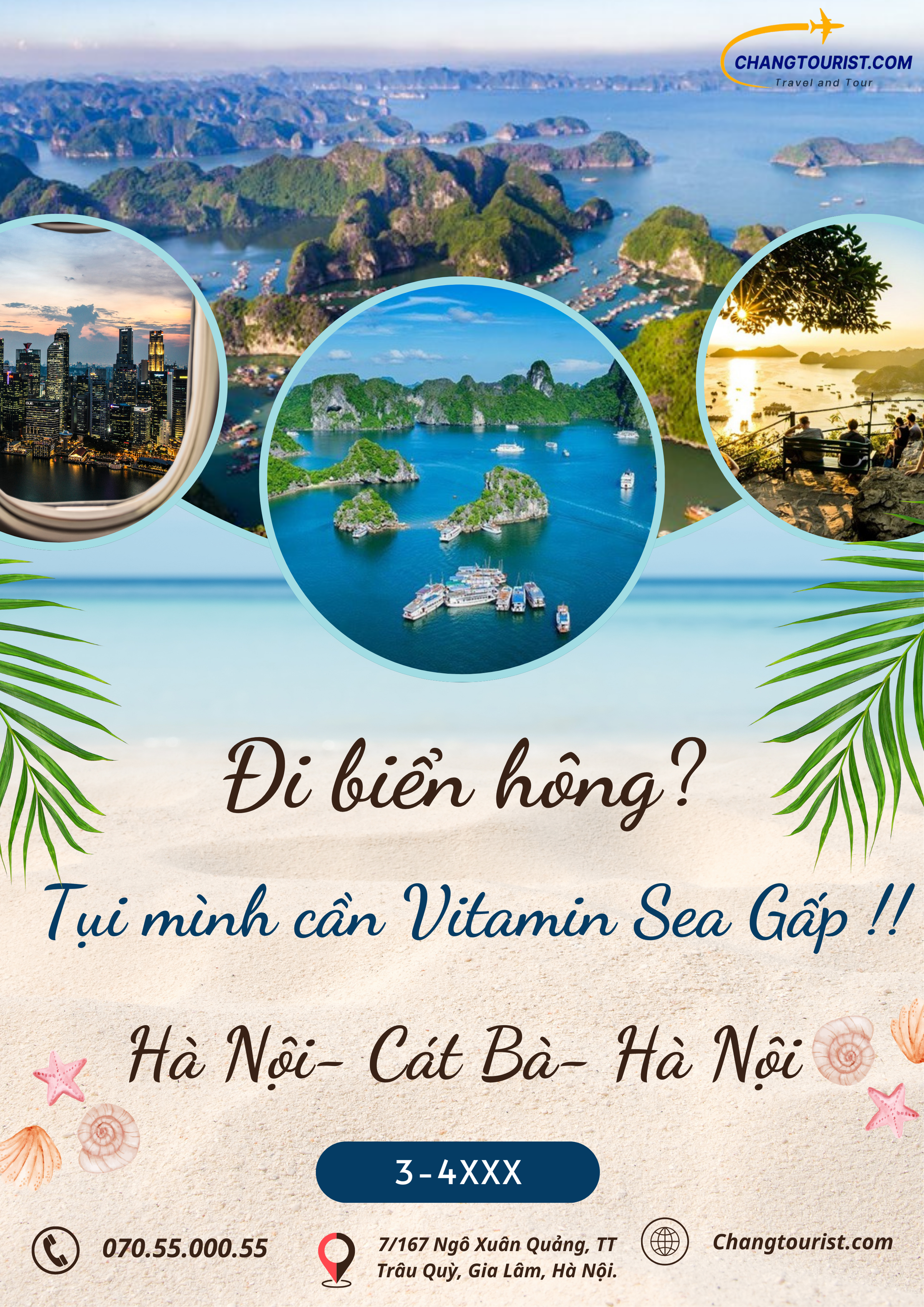 Cat Ba Travel Poster (1)